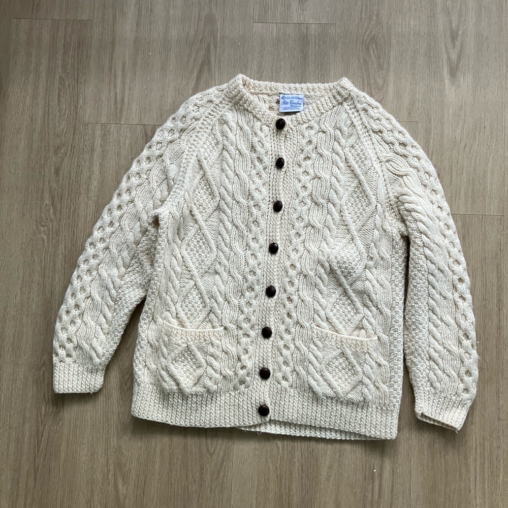 Rita Condron 100% wool cardigan